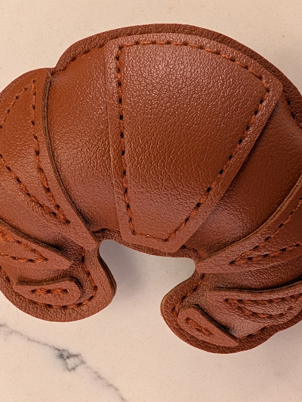 Leather Croissant Bag Charm - Pick One (New) - Picture 5 of 7